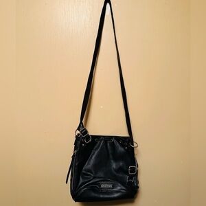 STEVE Madden Black Bucket Drawstring Shoulder Bag